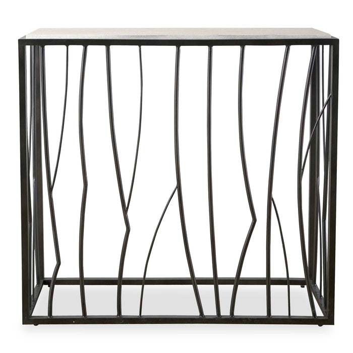 Reed Console Table Dark Iron-Furniture-Uttermost-Lighting Design Store
