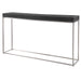 Jase Console Table Brushed Nickel Stainless Steel-Furniture-Uttermost-Lighting Design Store