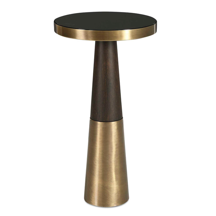 Fortier Accent Table Dark Espresso-Furniture-Uttermost-Lighting Design Store