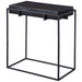 Telone Side Table Dark Oxidized Black-Furniture-Uttermost-Lighting Design Store