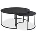 Barnette Coffee Tables S/2 Oxidized Black-Furniture-Uttermost-Lighting Design Store
