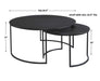 Barnette Coffee Tables S/2 Oxidized Black-Furniture-Uttermost-Lighting Design Store