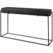 Telone Console Table Dark Oxidized Black-Furniture-Uttermost-Lighting Design Store