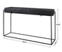 Telone Console Table Dark Oxidized Black-Furniture-Uttermost-Lighting Design Store