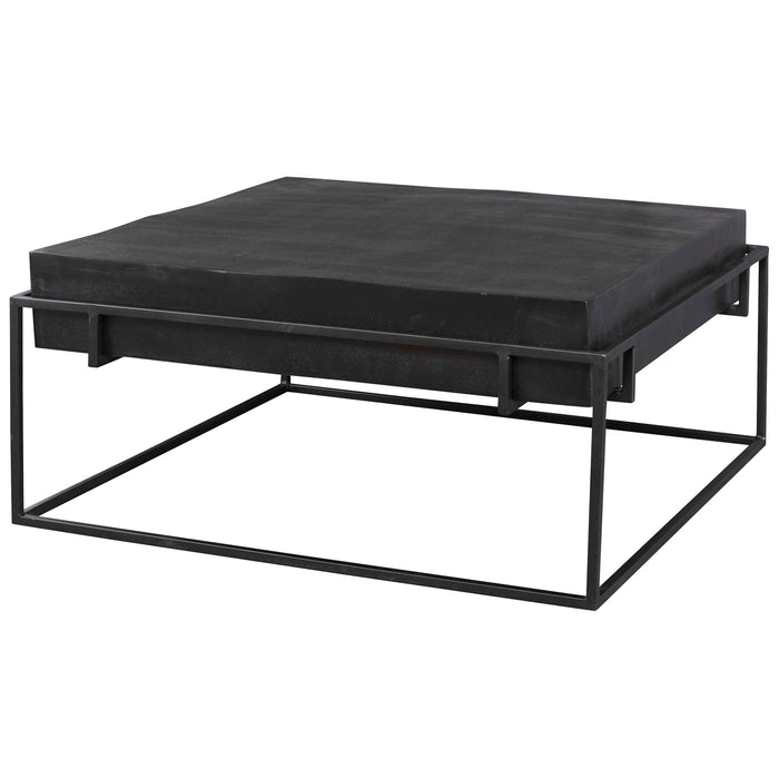 Telone Coffee Table Dark Oxidized Black-Furniture-Uttermost-Lighting Design Store