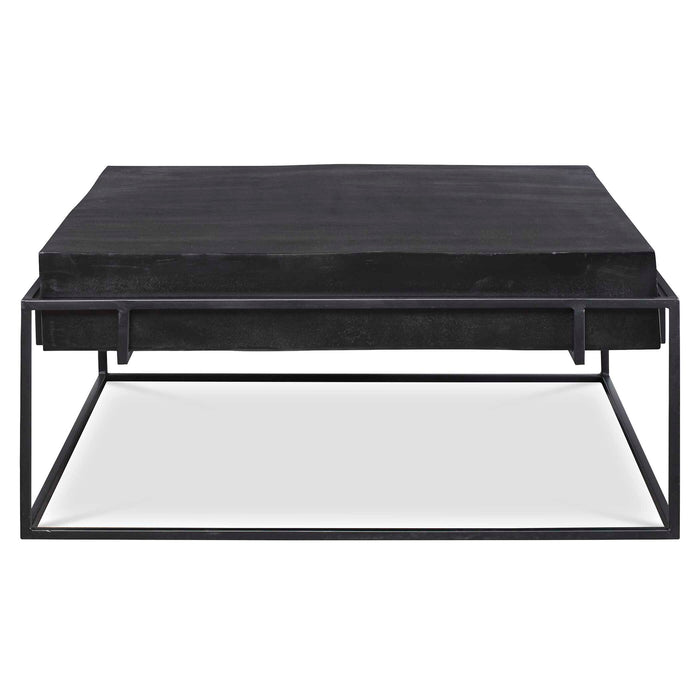 Telone Coffee Table Dark Oxidized Black-Furniture-Uttermost-Lighting Design Store