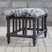 Rancho Bench Matte Black Stained-Furniture-Uttermost-Lighting Design Store