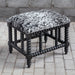 Rancho Bench Matte Black Stained-Furniture-Uttermost-Lighting Design Store