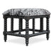 Rancho Bench Matte Black Stained-Furniture-Uttermost-Lighting Design Store