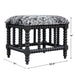 Rancho Bench Matte Black Stained-Furniture-Uttermost-Lighting Design Store
