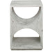 Hans Side Table Distressed Ivory-Furniture-Uttermost-Lighting Design Store
