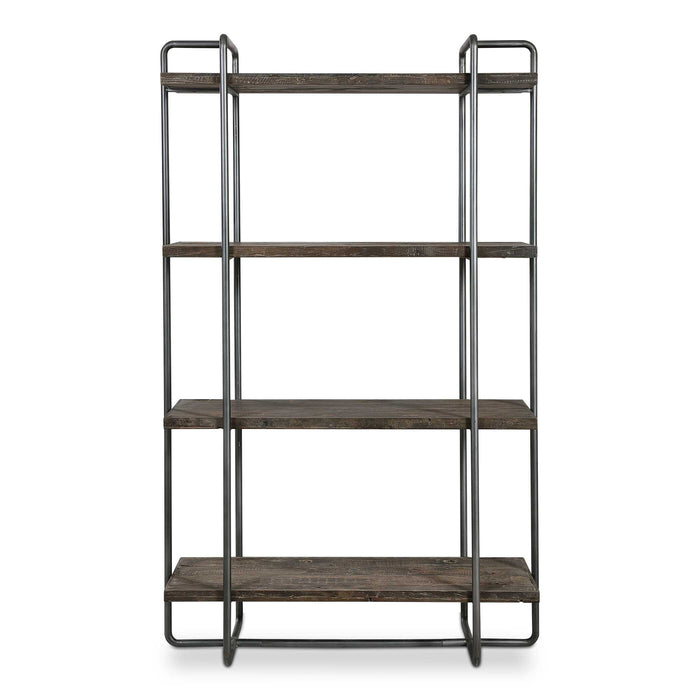 Stilo Etagere Dark Brushed Pewter-Furniture-Uttermost-Lighting Design Store