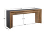 Vail Console Table Natural Reclaimed Elm Wood Accented-Furniture-Uttermost-Lighting Design Store