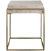 Inda Accent Table Brushed Brass-Furniture-Uttermost-Lighting Design Store