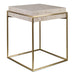 Inda Accent Table Brushed Brass-Furniture-Uttermost-Lighting Design Store