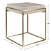 Inda Accent Table Brushed Brass-Furniture-Uttermost-Lighting Design Store