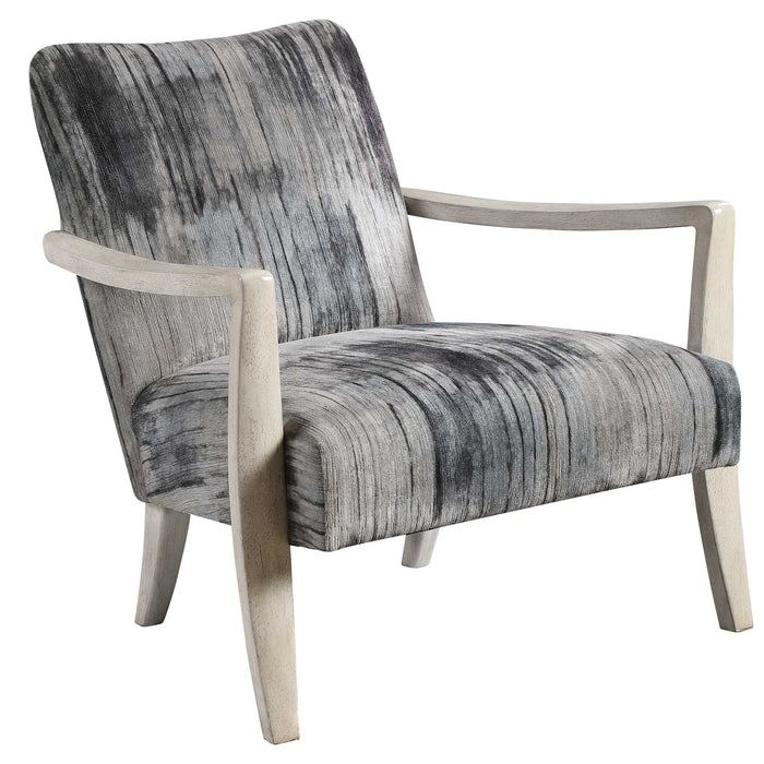 Watercolor Accent Chair Solid Wood-Furniture-Uttermost-Lighting Design Store