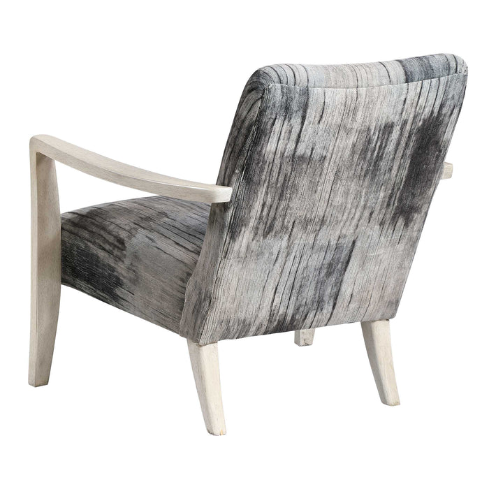 Watercolor Accent Chair Solid Wood-Furniture-Uttermost-Lighting Design Store