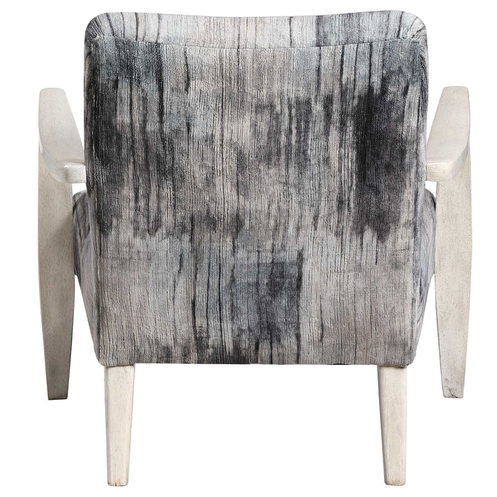 Watercolor Accent Chair Solid Wood-Furniture-Uttermost-Lighting Design Store