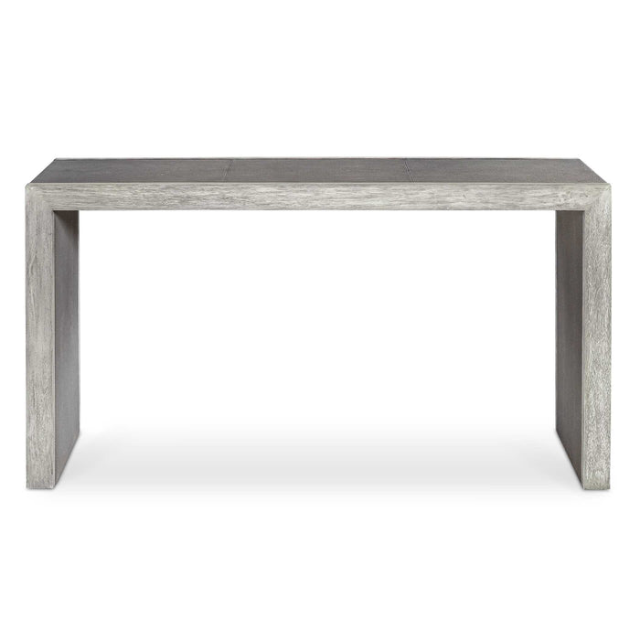 Aerina Console Table Aged White With Gray Distressed-Furniture-Uttermost-Lighting Design Store