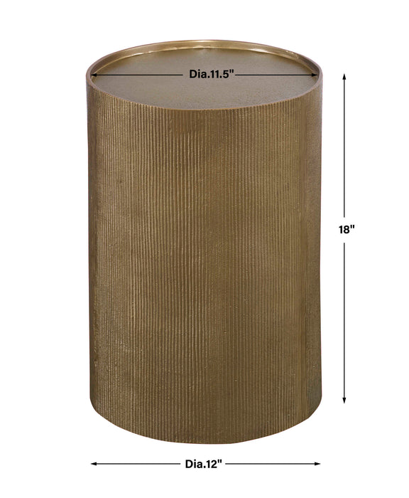 Adrina Accent Table Antique Gold-Furniture-Uttermost-Lighting Design Store