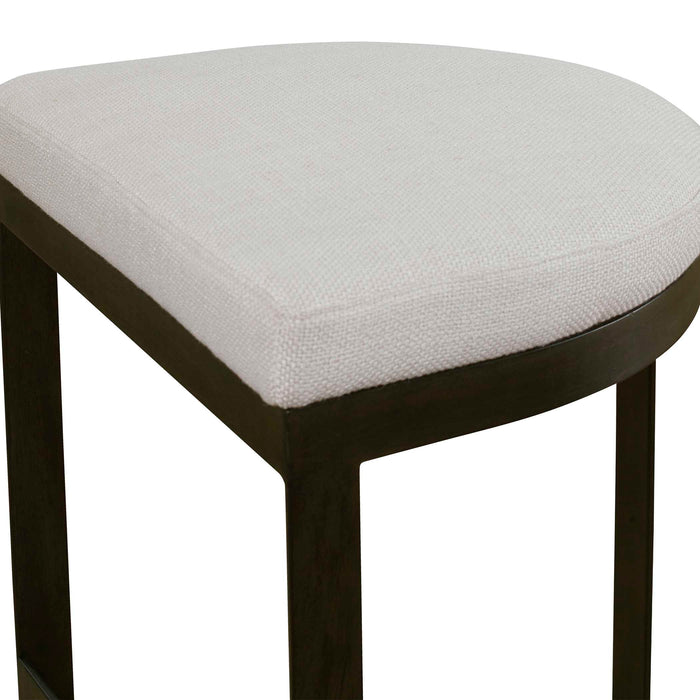 Ivanna Counter Stool Matte Black-Furniture-Uttermost-Lighting Design Store