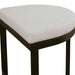 Ivanna Counter Stool Matte Black-Furniture-Uttermost-Lighting Design Store