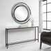 Hayley Console Table Matte Black-Furniture-Uttermost-Lighting Design Store