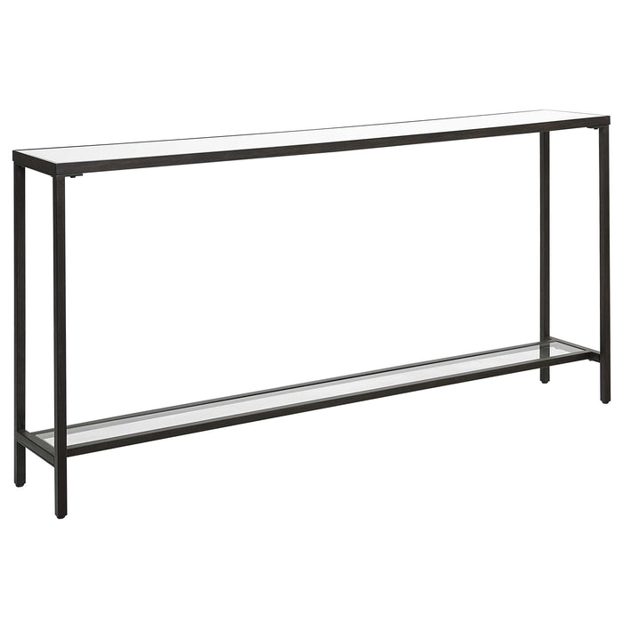 Hayley Console Table Matte Black-Furniture-Uttermost-Lighting Design Store