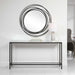 Hayley Console Table Matte Black-Furniture-Uttermost-Lighting Design Store