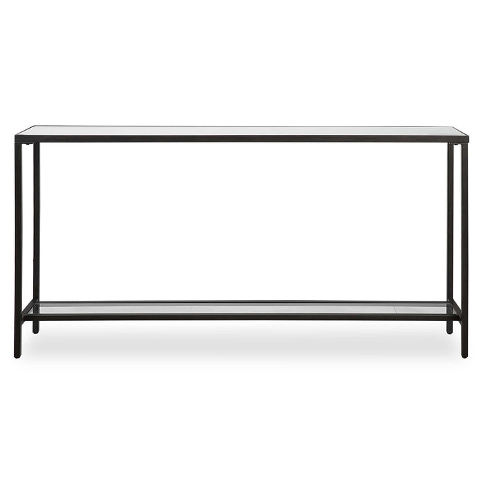 Hayley Console Table Matte Black-Furniture-Uttermost-Lighting Design Store
