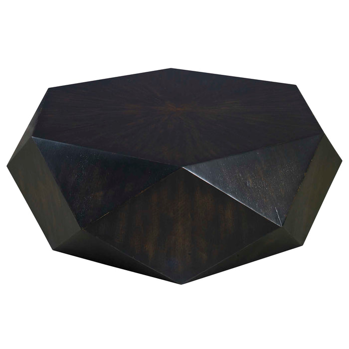 Volker Coffee Table Black-Furniture-Uttermost-Lighting Design Store
