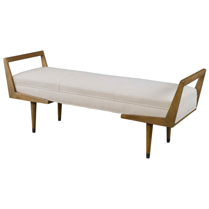 Waylon Bench Oak-Furniture-Uttermost-Lighting Design Store