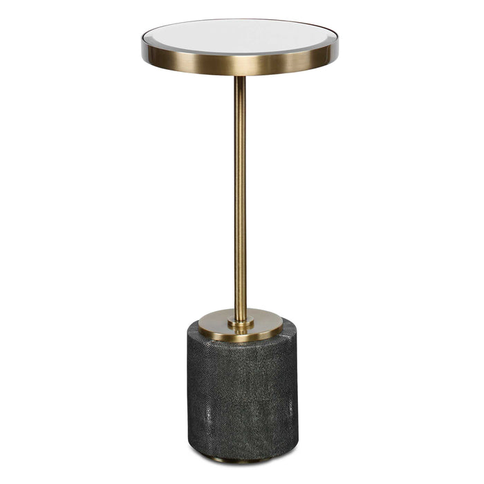 Laurier Accent Table Brushed Brass-Furniture-Uttermost-Lighting Design Store