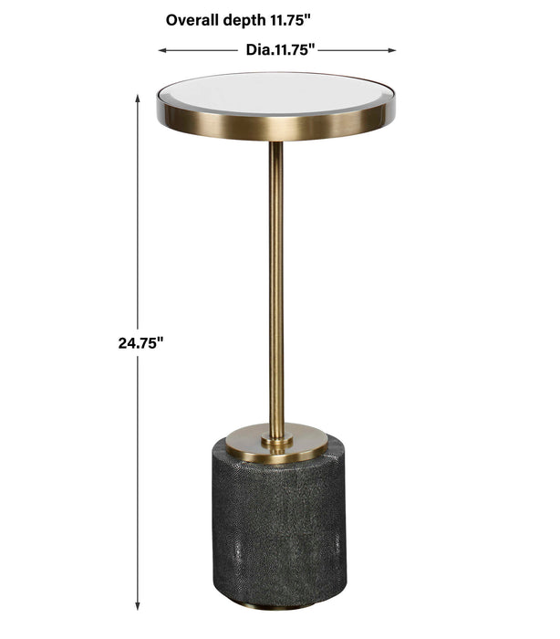Laurier Accent Table Brushed Brass-Furniture-Uttermost-Lighting Design Store