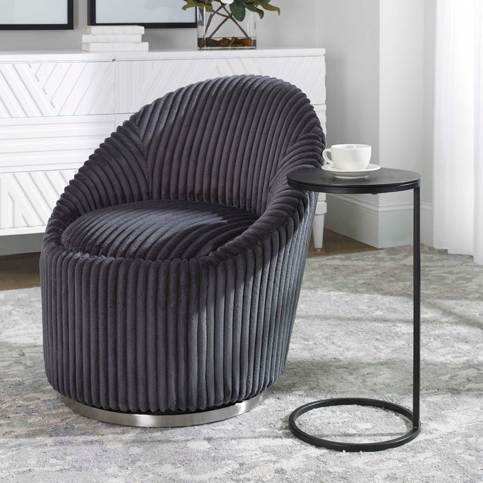 Brunei Accent Table Antique Bronze-Furniture-Uttermost-Lighting Design Store