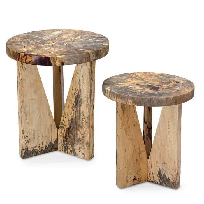 Nadette Nesting Tables, S/2 Natural-Furniture-Uttermost-Lighting Design Store