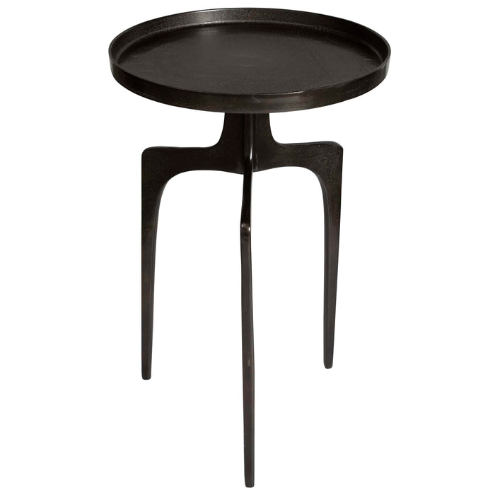 Kenna Accent Table Antique Bronze-Furniture-Uttermost-Lighting Design Store