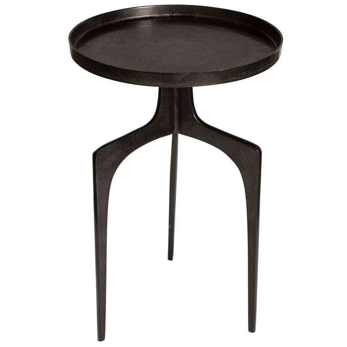 Kenna Accent Table Antique Bronze-Furniture-Uttermost-Lighting Design Store
