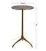 Beacon Accent Table Antique Gold-Furniture-Uttermost-Lighting Design Store