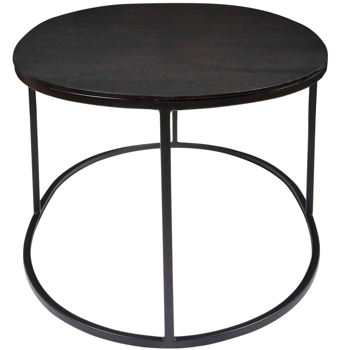 Coreene Coffee Table Aged Black-Furniture-Uttermost-Lighting Design Store