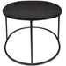 Coreene Coffee Table Aged Black-Furniture-Uttermost-Lighting Design Store