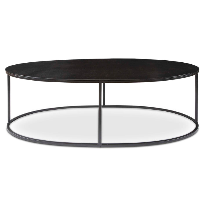 Coreene Coffee Table Aged Black-Furniture-Uttermost-Lighting Design Store