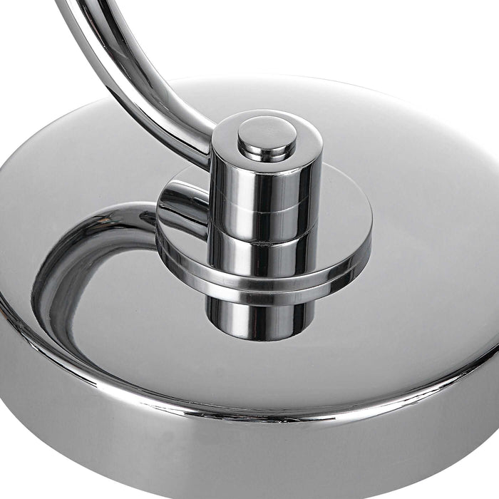 Waveney Drink Table Polished Nickel-Furniture-Uttermost-Lighting Design Store