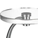 Waveney Drink Table Polished Nickel-Furniture-Uttermost-Lighting Design Store