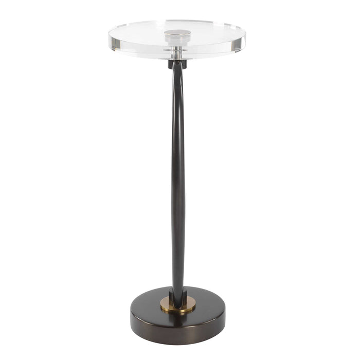 Waveney Drink Table Dark Bronze-Furniture-Uttermost-Lighting Design Store