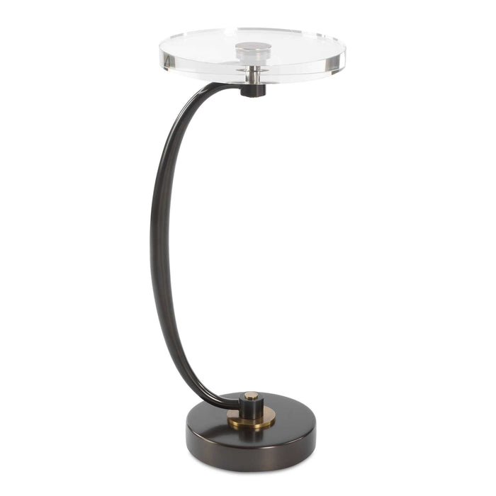 Waveney Drink Table Dark Bronze-Furniture-Uttermost-Lighting Design Store