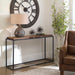 Holston Console Table Satin Black-Furniture-Uttermost-Lighting Design Store