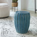 Harbor Stool Aqua Blue-Furniture-Uttermost-Lighting Design Store