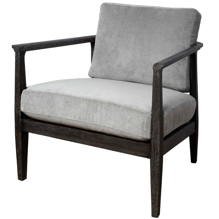 Brunei Accent Chair Dark Ebony-Furniture-Uttermost-Lighting Design Store